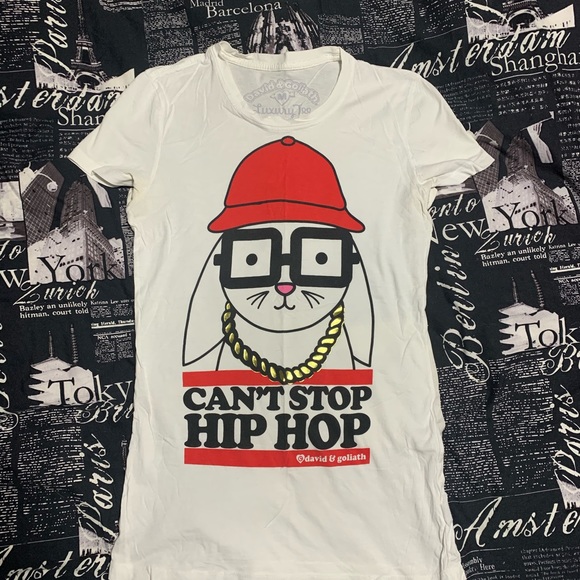 David and Goliath hip hop bunny tee size medium - Picture 1 of 4